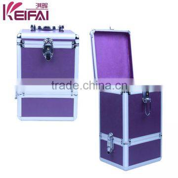 Best Selling Products Larger Purple Plain PVC Custom Jewelry Boxes Wholesale