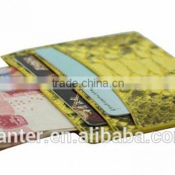 Latest New Fashion ID Card Holder 100% Python Leather Credit Card Holder photo-2