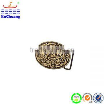 Top quality flower shape zamac belt buckle