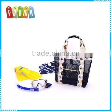 Fashion waterproof mesh beach bag