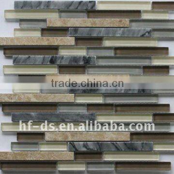 Fashion glass mosaic strip