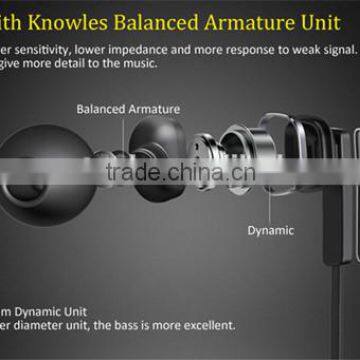 Original Huwaei Honor AM175 Dynamic Balanced Armature Dual Unit Support Hands Free Talking Ring Iron Headphones photo-4