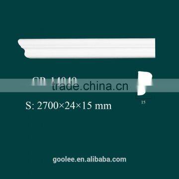 Factory Price Environmental Architectural Decorative PU White Ceiling Molding