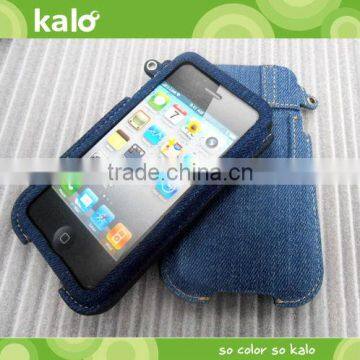 For iPhone 5S mobile case removable style with denim