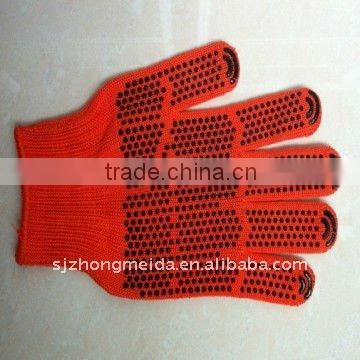 gloves with pvc dots