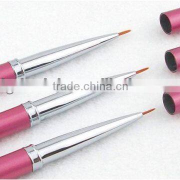 New arrival wooden handle 3pcs makeup nail art brush