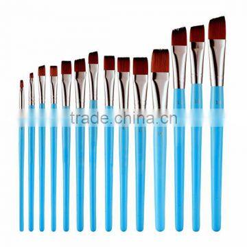 Wholesale price art and craft nylon hair artist paint brush set