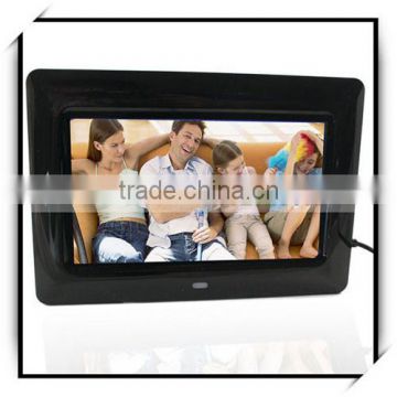 480 x 234DPI 7 Inch Wide Screen Super Thin LCD Big Digital Photo Frame White