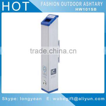 HIGH QUALITY aluminium outdoor wall mounted ashtray 101-SB