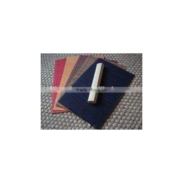 Plain colour cheap bamboo placemats