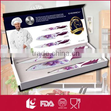 Proffesional china non-stick coating metal cheap high quality knives