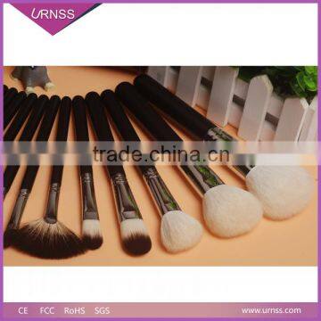 Wholsale Natural Hair Makeup Brushes Set With High Quality