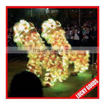 color changeable high quality LED lion costume for Chinese New year or festival