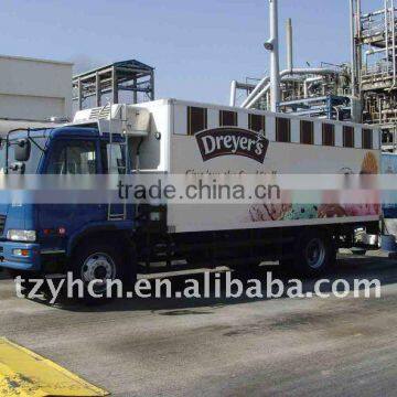 Refrigerator truck for food transportation