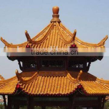 building roof tiles traditional Chinatown clay roofing tile for sales