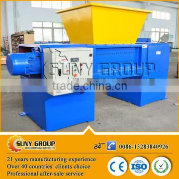 Car truck tyre double shaft shredder waste tyre shredder for sale