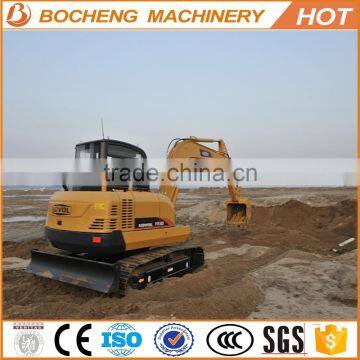 with quick coupling device FR60 6ton 53hp foton 0.2CBM mini crawler excavator