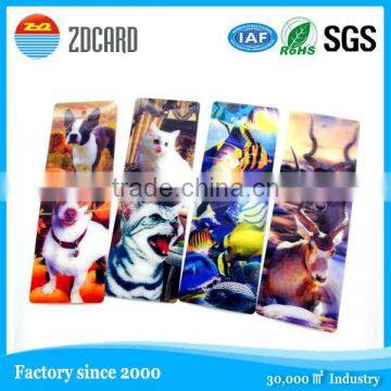 aircraft 3D effect lenticular card for game playing