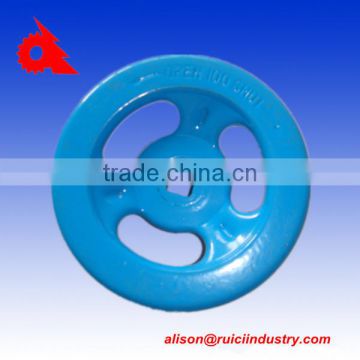 Custom metal stamping blue steel handwheel made in China