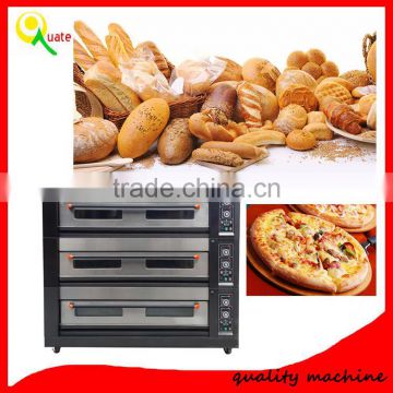 Commercial &Industrial Stainless Steel 3 Decks 6 Trays electricial Baking Oven