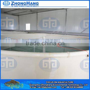 Professional High Quality RAS Fish Farm Aquaculture PP Fish Tanks