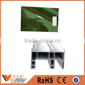 pvc plastic decorated profile window extrusion profile