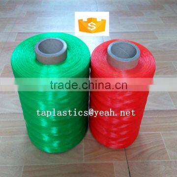 UV stabilized polyethylene line yarn for braiding rope