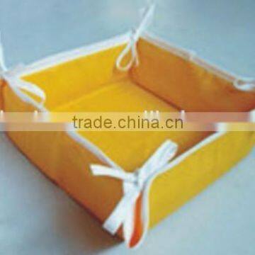 Rectangle Folding Washable Woven Fabric Baking Bread Basket photo-6