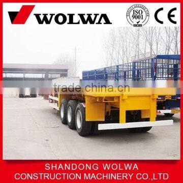 High Quality Cheap Flatbed Semi Trailer From Chinese Factory photo-3