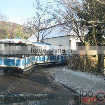 Suzhou Diesel Power Sightseeing Amusement Park Tourist Train Set photo-2