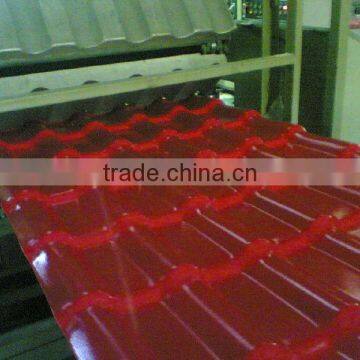 PVC Plastic Waving Tile Producing Machine photo-3