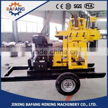 Most Popular! trailer type hydraulic core drill rig Geological exploration drilling machine