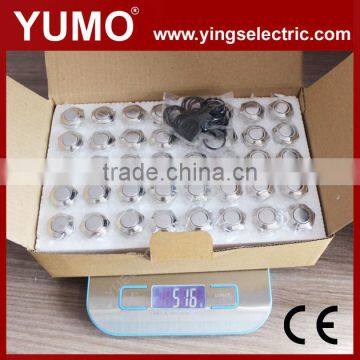 JS16F-10-J-N ROHS 16mm Flat Round 1NO Momentary Screw Terminal 2A/36VDC Push Button Switch Elevator Push Button photo-6