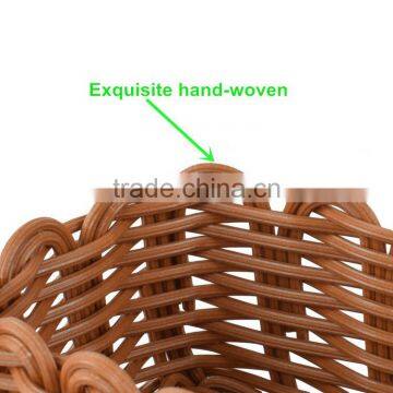 Home or Restaurant Tableware Using Eco-friendly Plastic Rattan Bread Basket Kitchen Cutlery Tray Basket photo-6