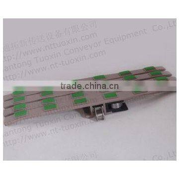 Plastic Snap-on Plate Top WIth Rubber Conveyor Chain 1873SE photo-2