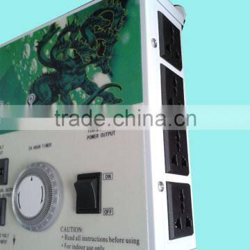 Hydroponic Lighting System Controller Hydra 8 24 Hour Timer Switch / 24 Hours Mechanical Timer / 24hrs Grounded Grow Light Timer photo-2