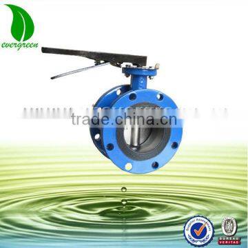 Cast iron mental doulbe flange butterfly check valve