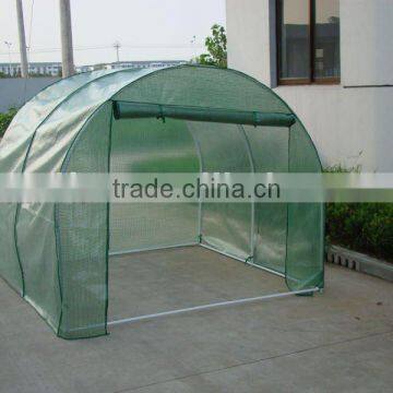 Greenhouse with PE gridding