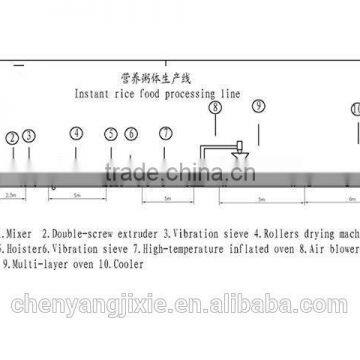 New Stainless Steel Artificial Instant Rice Food Machine/Nutritional Rice Food Processing Line photo-5