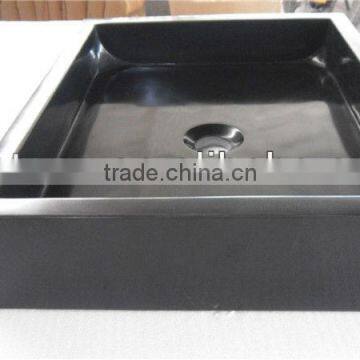 Guang'xi Black marble wash basin