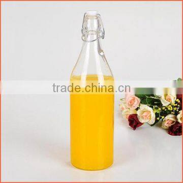 Top quality round juice glass bottle