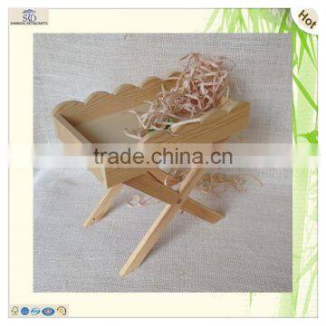 Fsc Certified 3 Holder Shelf Wooden Flower Tray photo-2