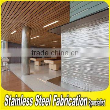 PVD Color Coating Stainless Steel Art Decor Metal Facade Cladding