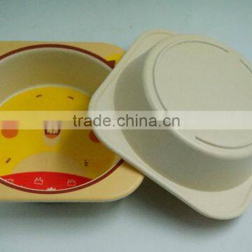 Eco Friendly Bamboo Fiber Biodegradable Kid's Bowl photo-5