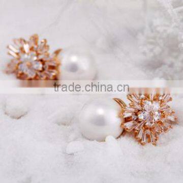 Wholesale Stock Small Order Fashion Women Competitive Pearl Earrings photo-3