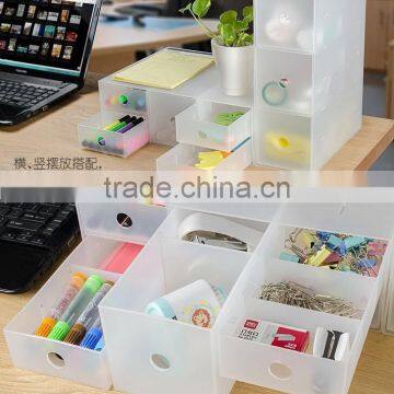 Dull Polish Combination Drawer Storage Box Plastic Drawer Storage Cabinet photo-5
