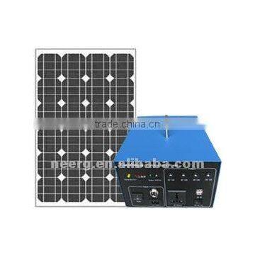 50w Portable Solar Power System With DC&AC Output
