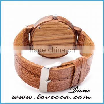 Stylish Custom Logo Women Japan Movement Wood Watch Face photo-4
