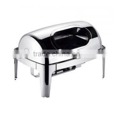 fast food restaurant equipment visible stainless steel food warmer chafing dish