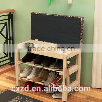 2016 Hot Selling Wooden Shoes-changing Bench photo-2